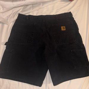 Black cargo carhartt shorts